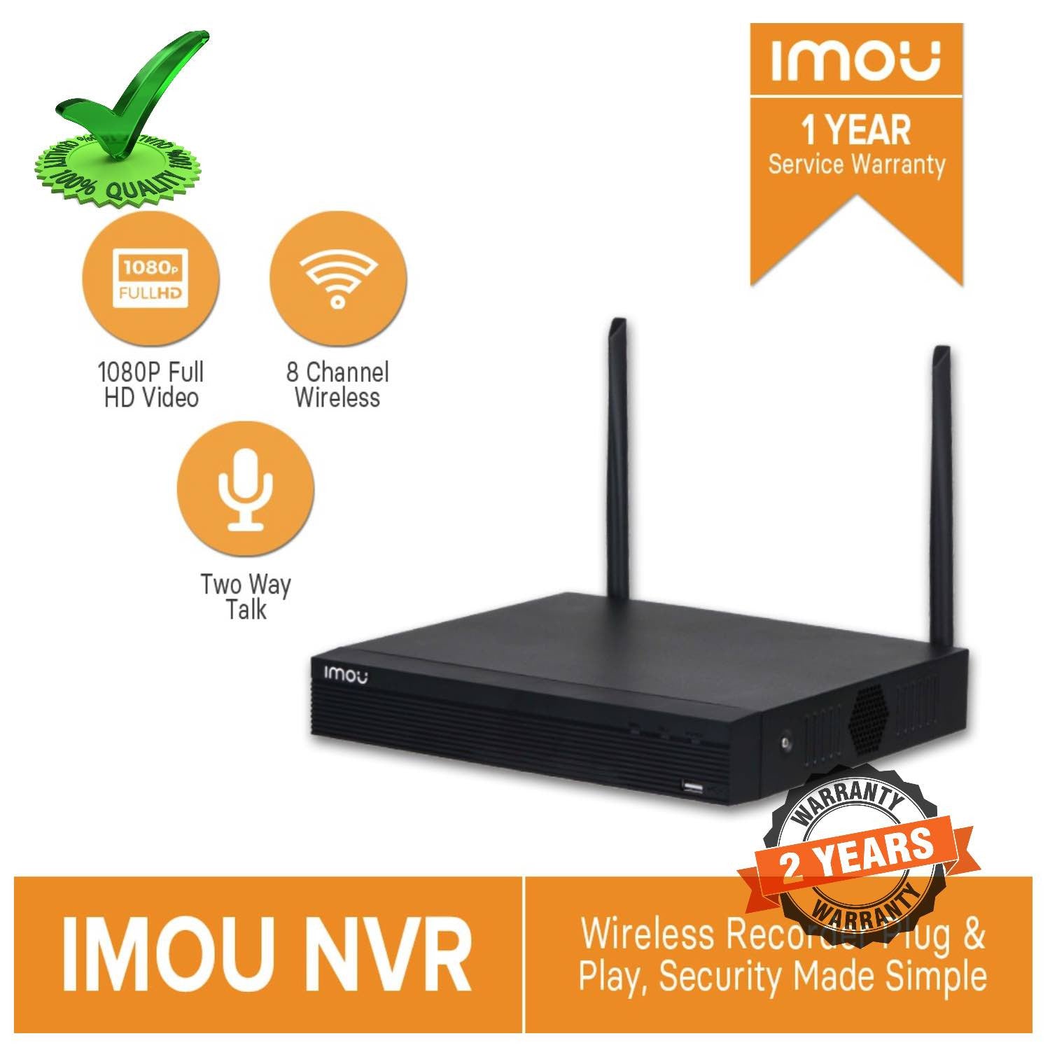 Imou 4Channel Wireless Video Recorder Imou 4Channel Wireless Video Recorder